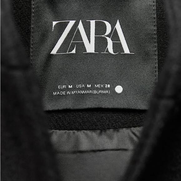 ZARA ZW COLLECTION WOOL BOMBER - Picture 10 of 10